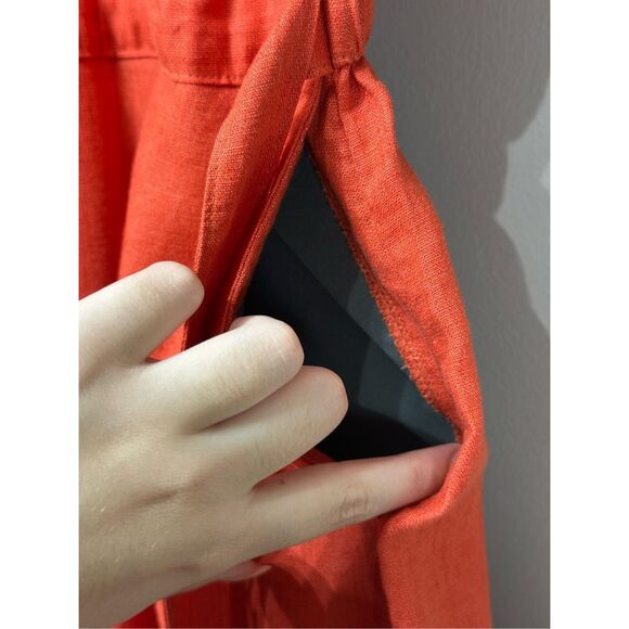 NWOT Kühl Fresco Linen Blend Jumpsuit Romper One Piece Women's Small - Picture 5 of 15